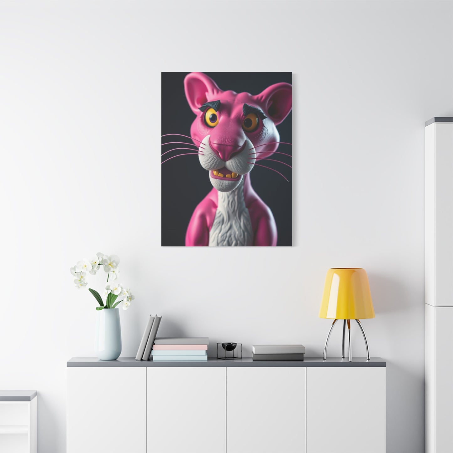 Blossom Panther Poise Wall Art & Canvas Print