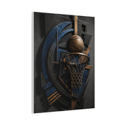 Layered Metal Basketball Sculpture Sports Wall Art & Canvas Print