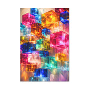 Luminous Acrylic-Glass Cubes Wall Art & Canvas Print