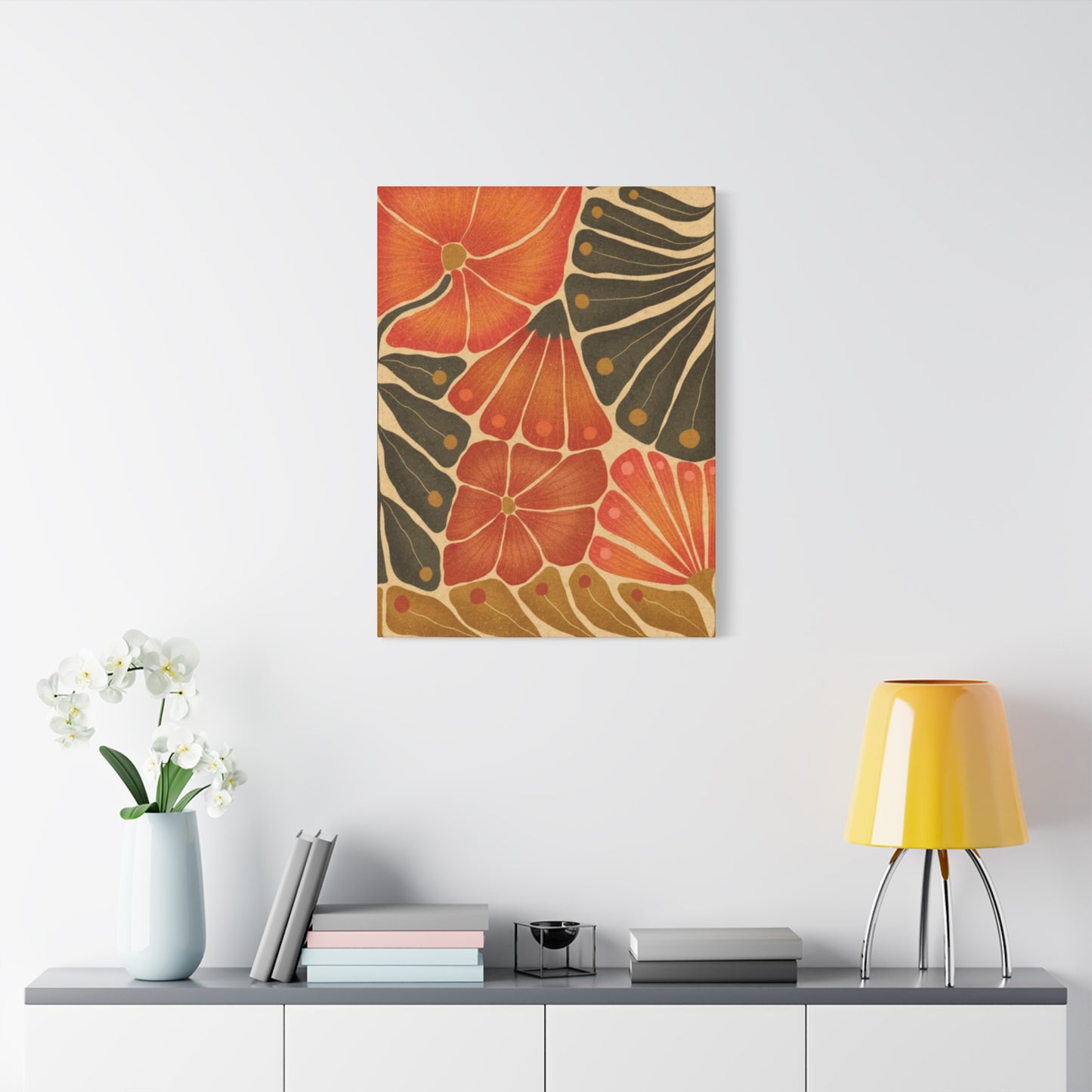 Colorful Flower Abstract Modernism Wall Art & Canvas Prints