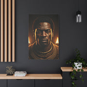 Regal Warrior King Portrait Wall Art & Canvas Prints