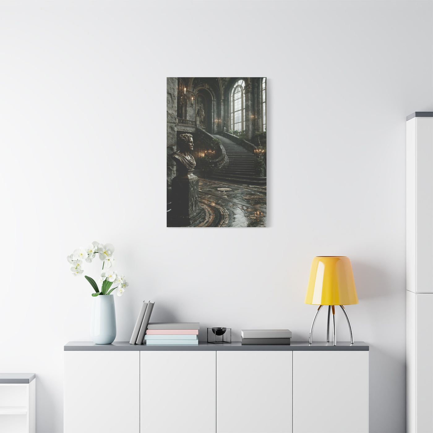 Grand Italian Staircase Interior Wall Art & Canvas Print