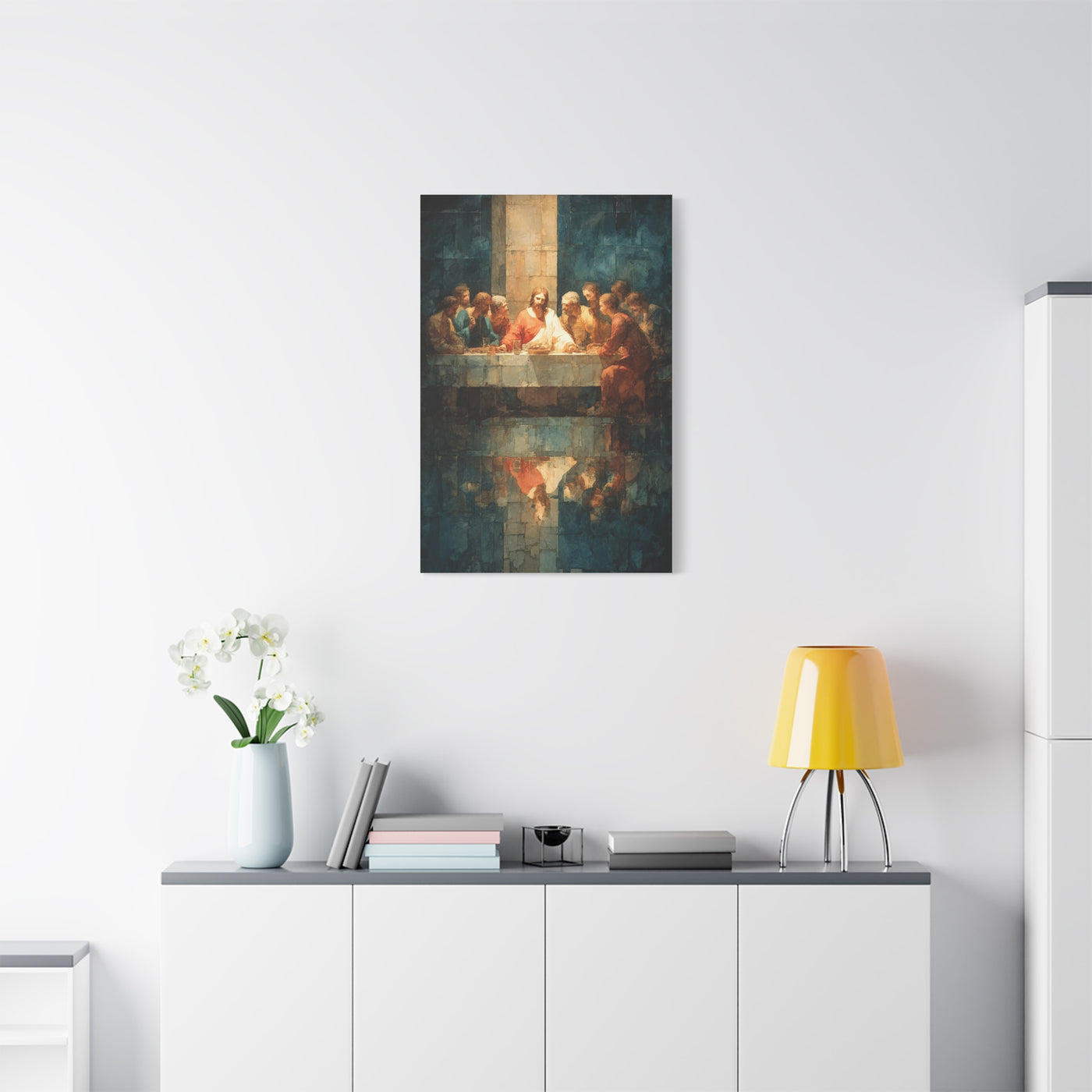 The Last Supper Contemporary Sacred Scene Wall Art & Canvas Print