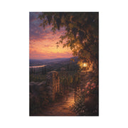 Song of Solomon Vineyard Dusk Scripture Wall Art & Canvas Print