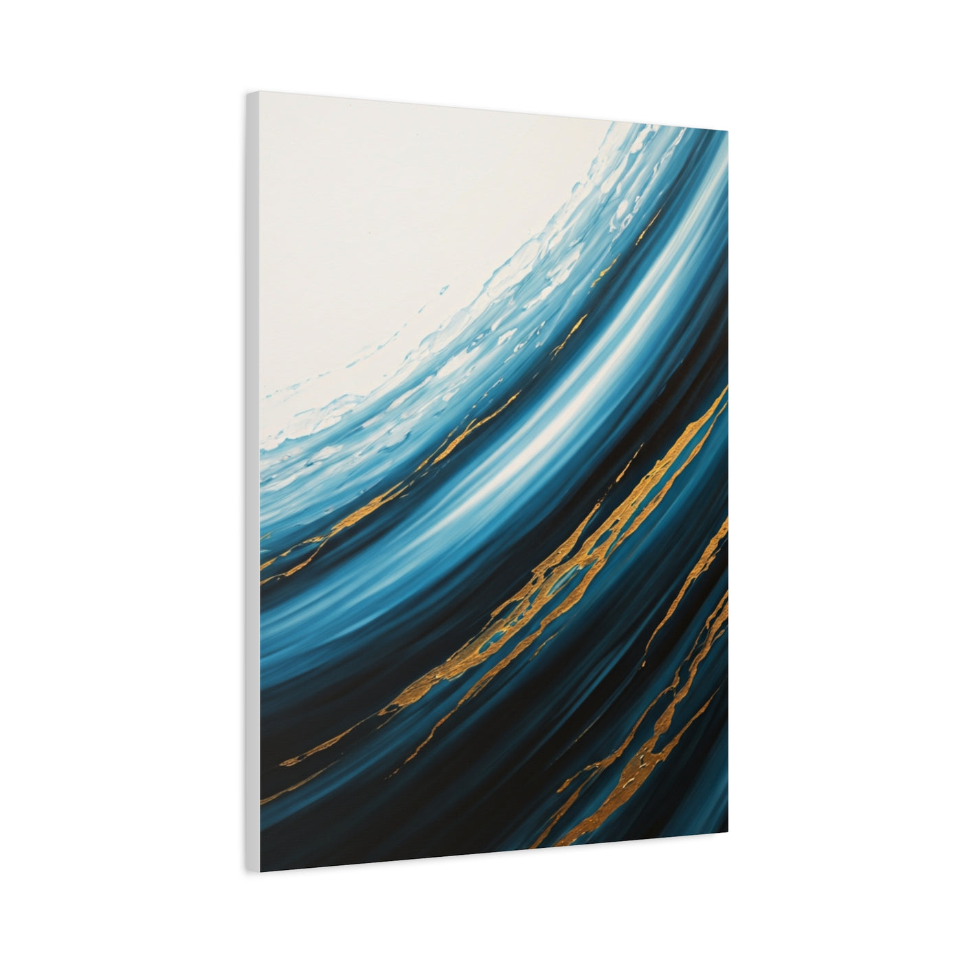 Azure Current Gold Accent Wall Art & Canvas Prints