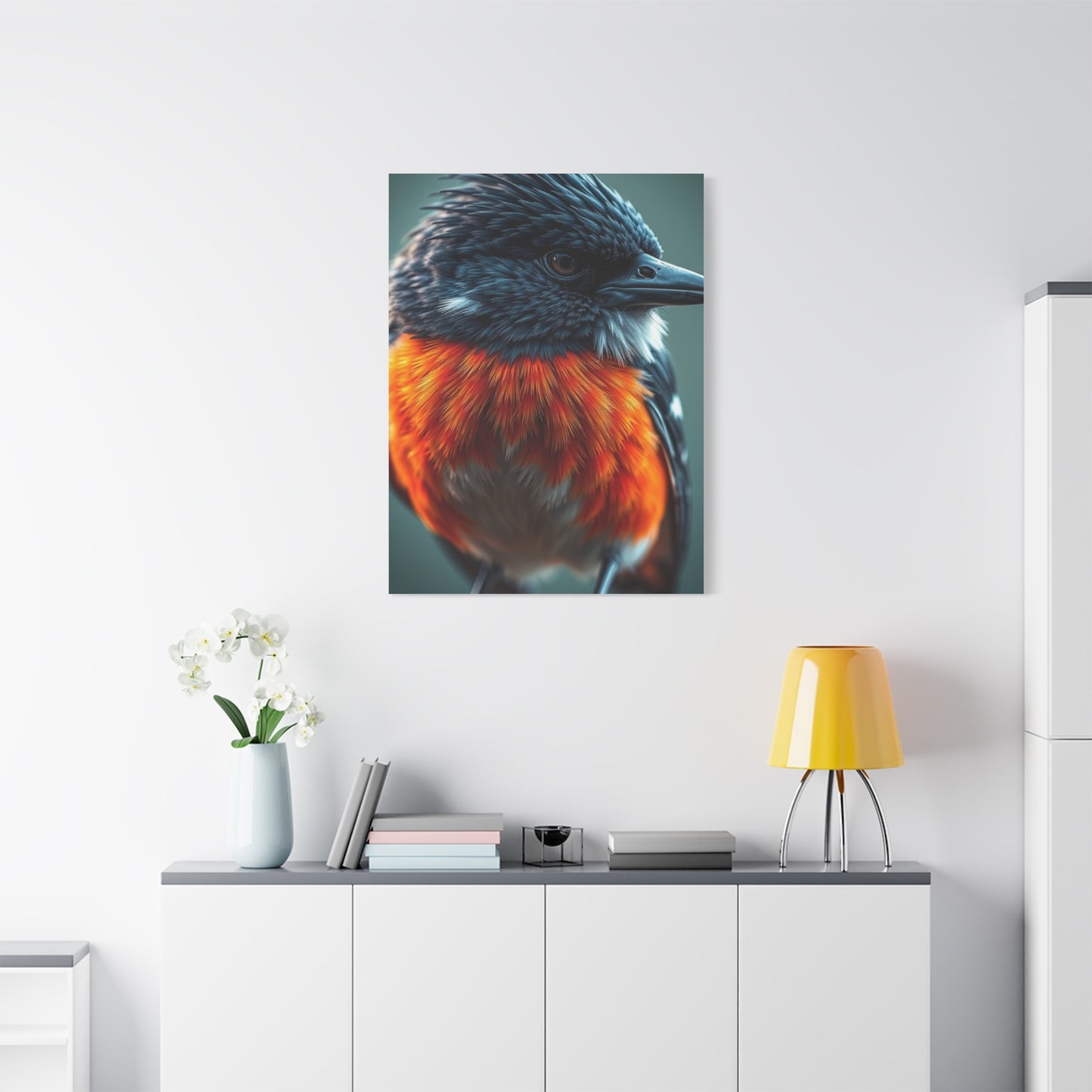 Plumed Elegance Artistry Wall Art & Canvas Print