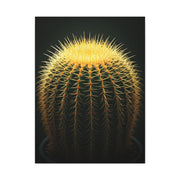 Golden Crown Cactus Portrait Wall Art & Canvas Prints