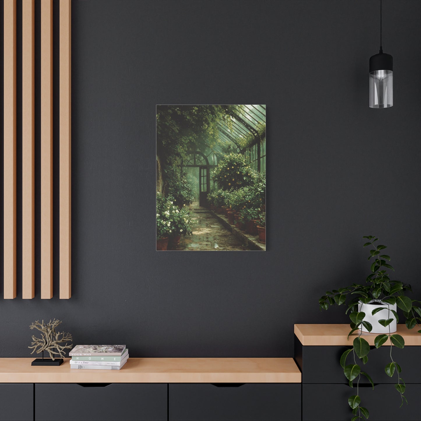 Vintage Greenhouse Garden Wall Art & Canvas Print