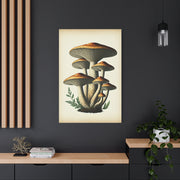 Forest Mushroom Cluster Illustration Wall Art & Canvas Prints