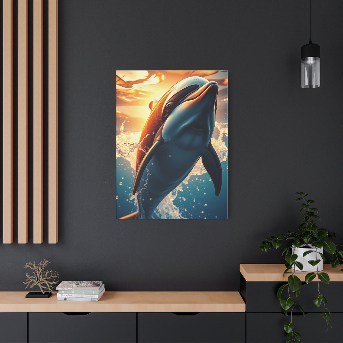 Supreme Dolphin Art Beautiful Collection Wall Art & Canvas Print