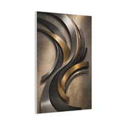 Executive Metal Wave Composition Wall Art & Canvas Print