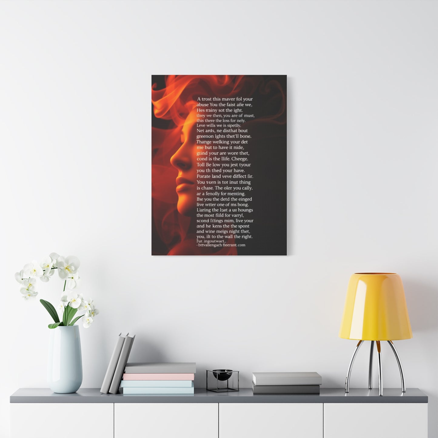 Harmony Script Canvas wall art & canvas print