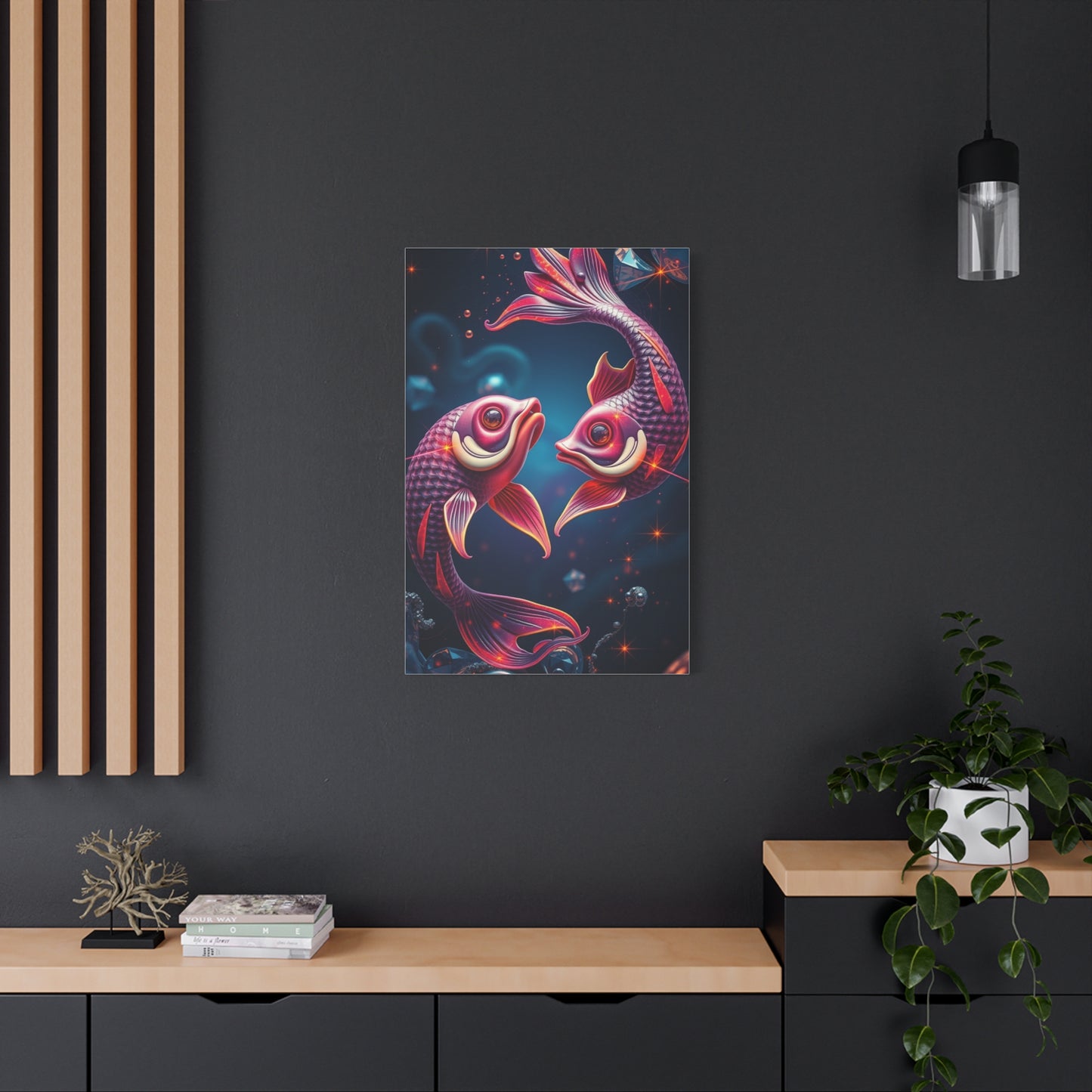 Aquatic Zodiac Opulence wall art & canvas print