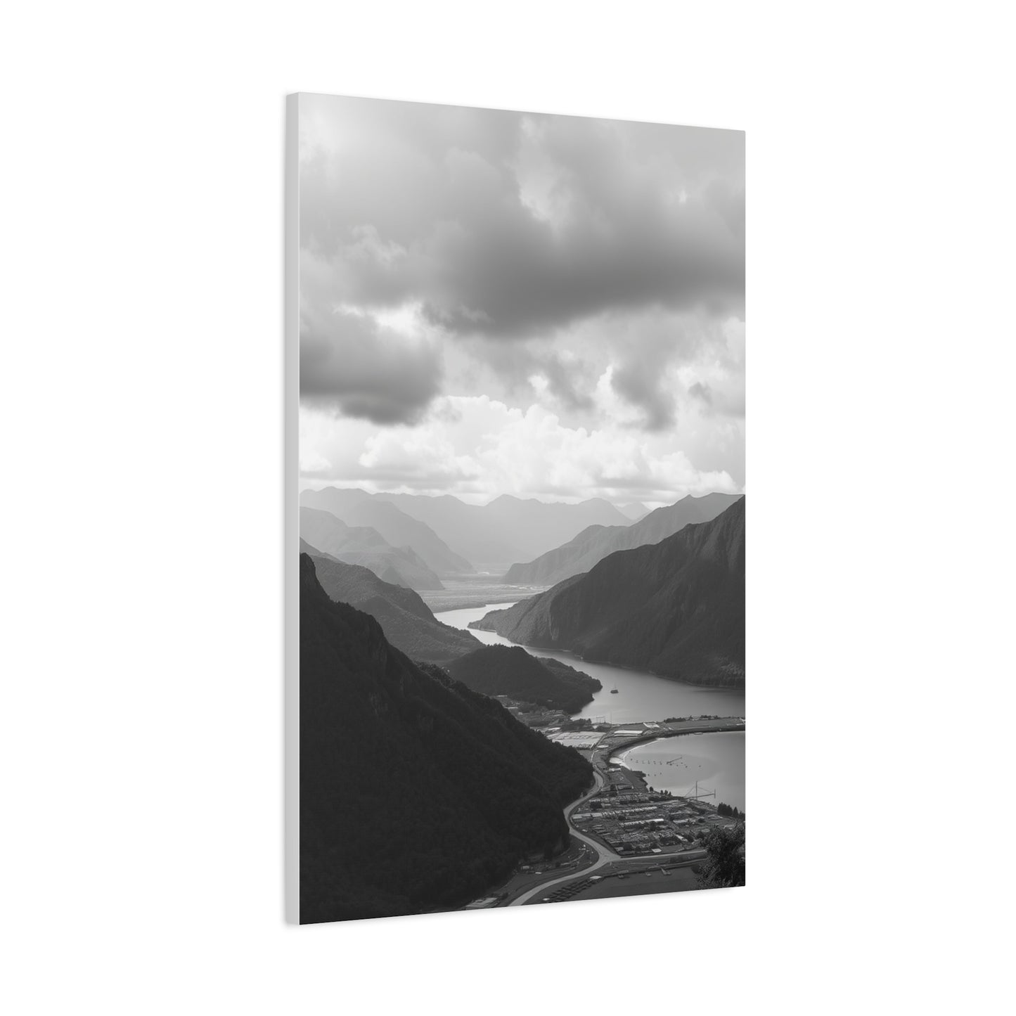 Black & White Scenic Landscapes Art Supreme Canvas Wall Art & Canvas Print