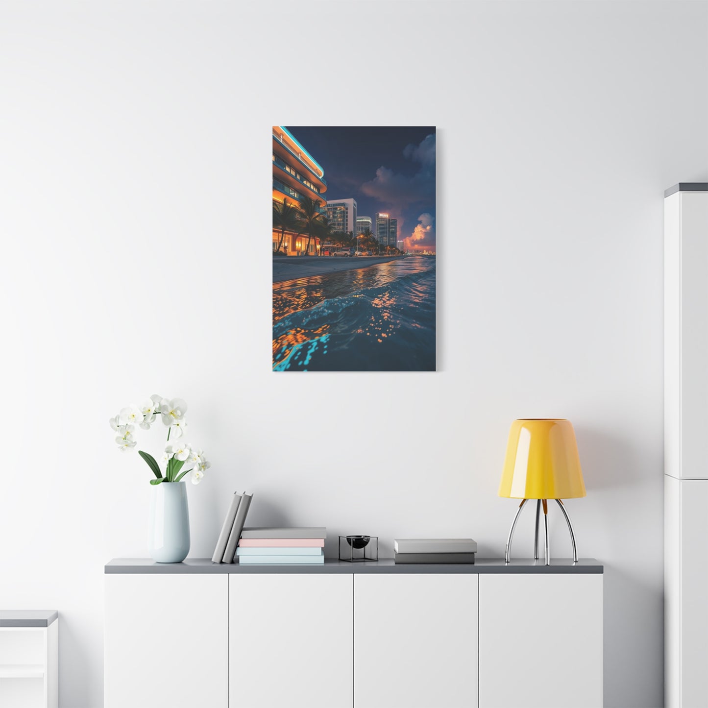 Opulent Miami Vista Canvas