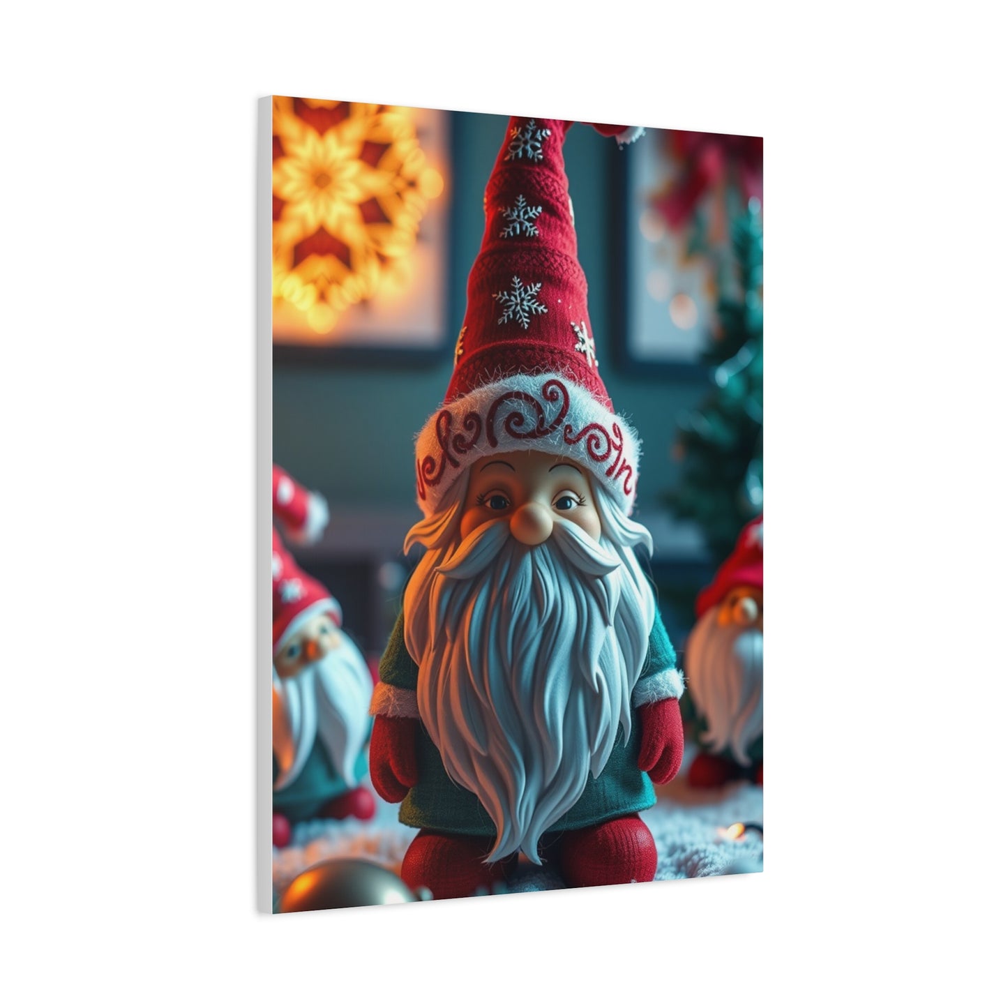 Supreme Christmas Gnome Art Beautiful Collection Wall Art & Canvas Print