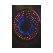 Infinity Neon Tunnel Mirror Wall Art & Canvas Print