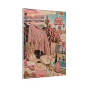 Coquette Cowgirl Desert Postcard Collage Wall Art & Canvas Print
