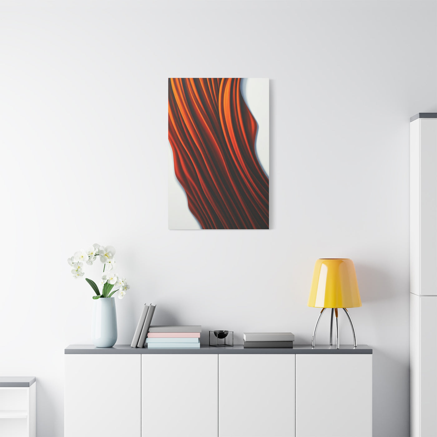 Flowing Copper Ribbon Abstract Wall Art & Canvas Prints
