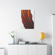 Flowing Copper Ribbon Abstract Wall Art & Canvas Prints