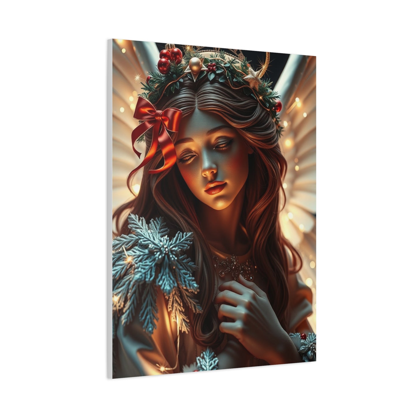 Christmas Angel Art Luxury Canvas Wall Art & Canvas Print