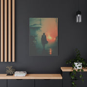 John Wick Foggy Street Walk Movie Poster Wall Art & Canvas Print
