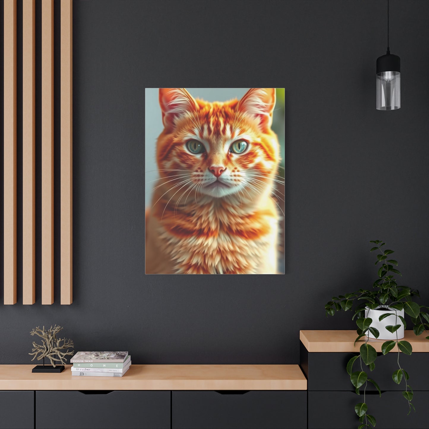 Orange Cat Art Supreme Canvas Wall Art & Canvas Print