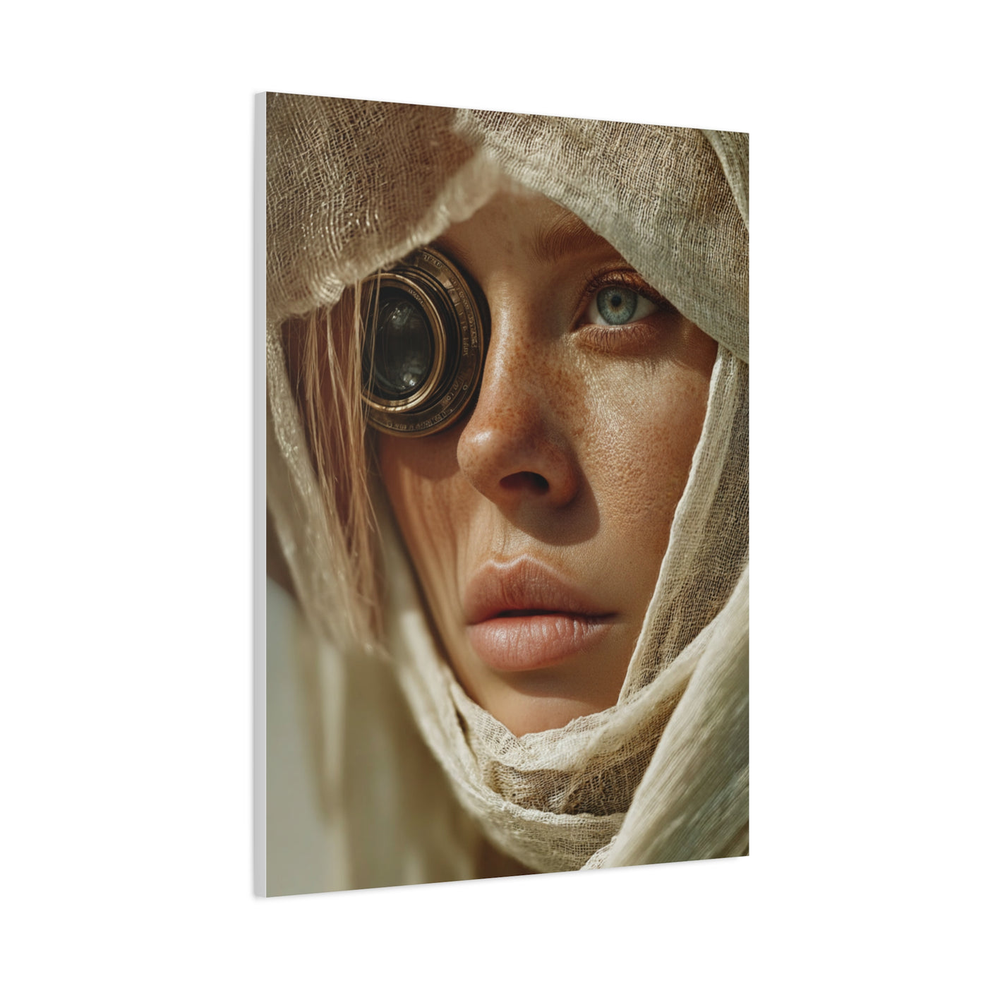 Veiled Lens Surreal Portrait Wall Art & Canvas Print