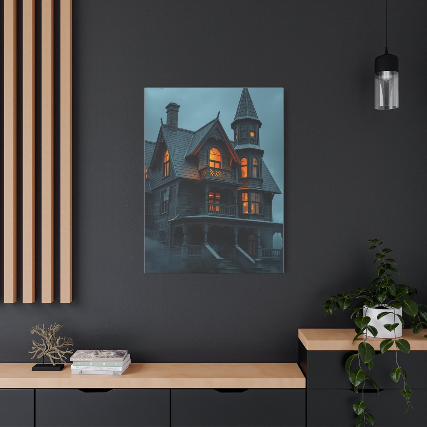 Supreme Haunted House Art Beautiful Collection Wall Art & Canvas Print