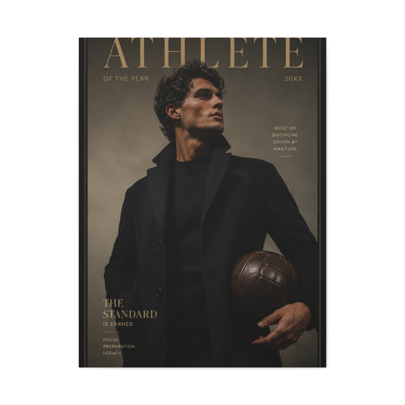 Athlete of the Year Editorial Sports Wall Art & Canvas Print