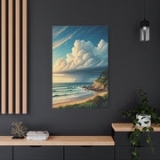 Cloudburst Over Coastal Bay Wall Art & Canvas Prints