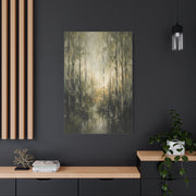 Abstract Forest Reflection Modern Trees Wall Art & Canvas Print