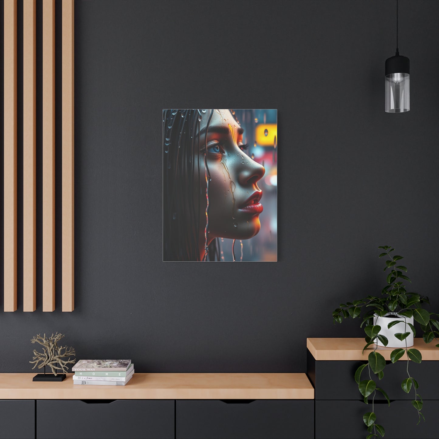 Supreme Rain Wall Art Beautiful Collection Wall Art & Canvas Print