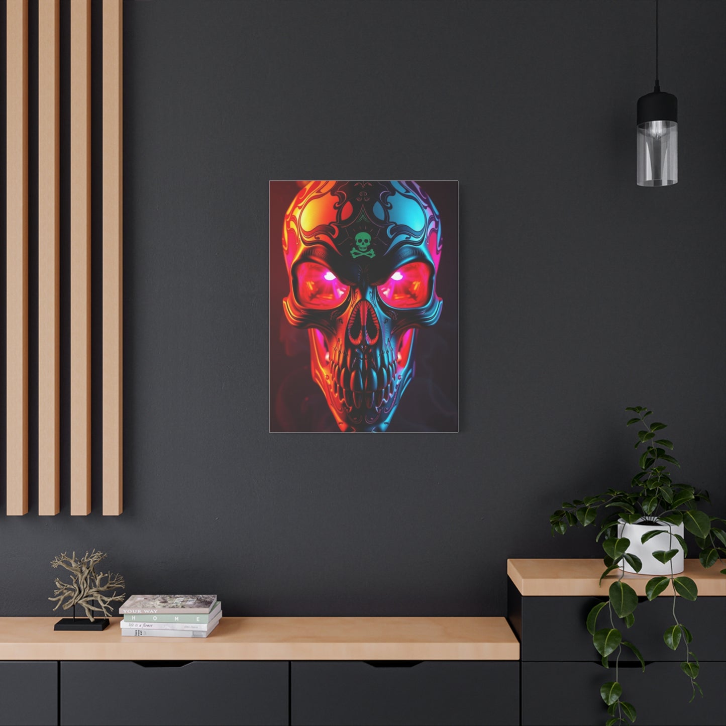 Astral Skull Dreamscape Wall Art & Canvas Print