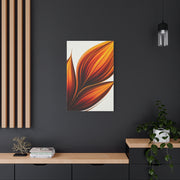 Golden Ember Bloom Abstract Wall Art & Canvas Prints