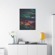 Jewel Tone Textured Abstract Gallery Painting Wall Art & Canvas Print
