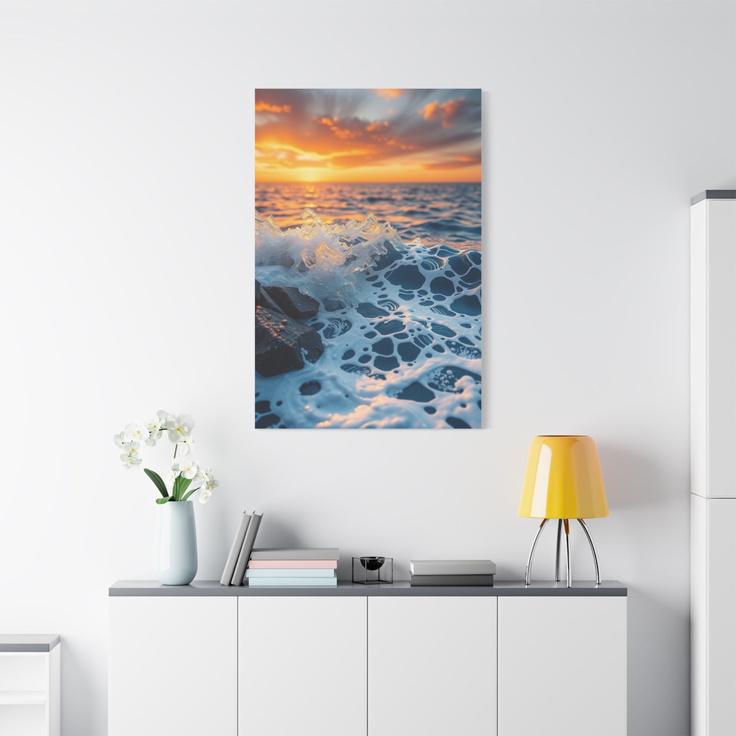 Celestial Tides Canvas wall art & canvas print