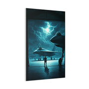 Storm Hangar Jet Silence Wall Art & Canvas Prints