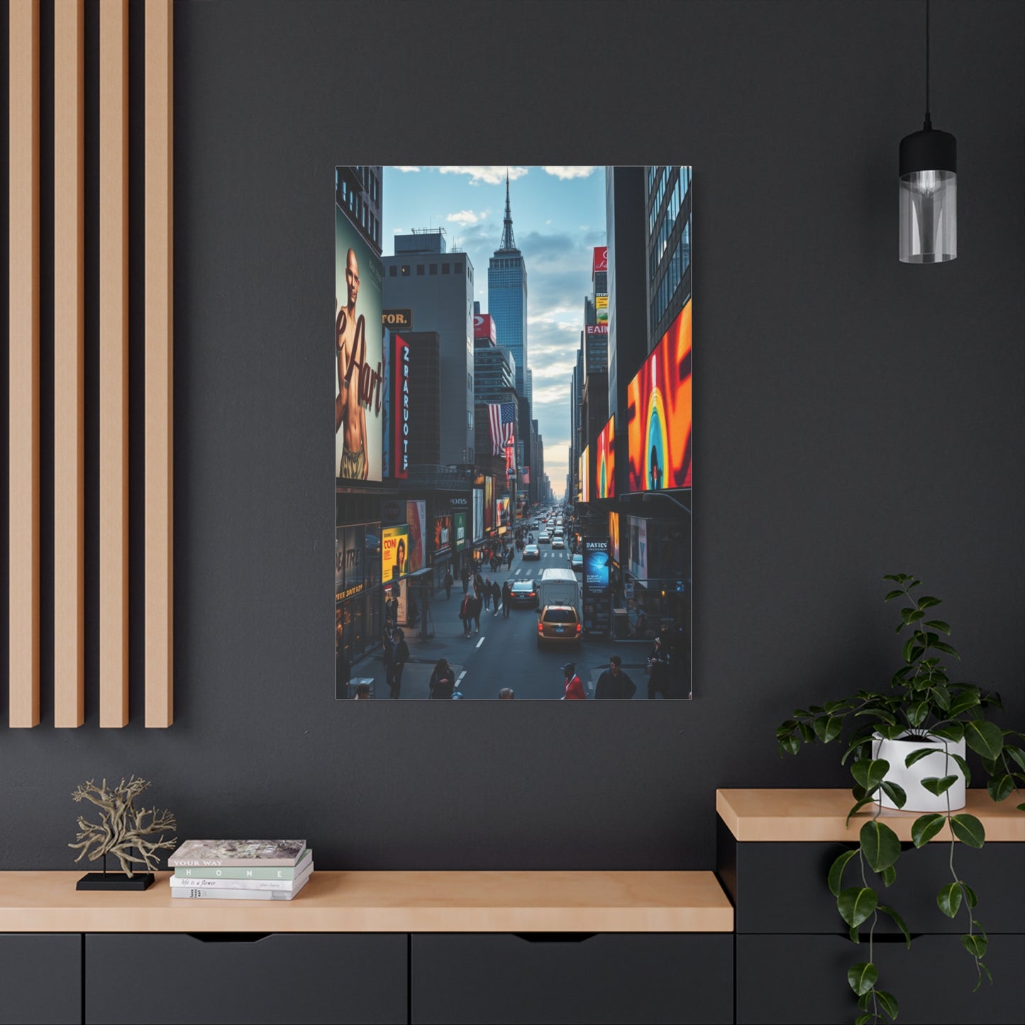 Gotham Nocturne Canvas Wall Art & Canvas Print