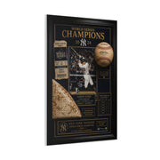 World Series Champions Yankees Memorabilia Wall Art & Canvas Print