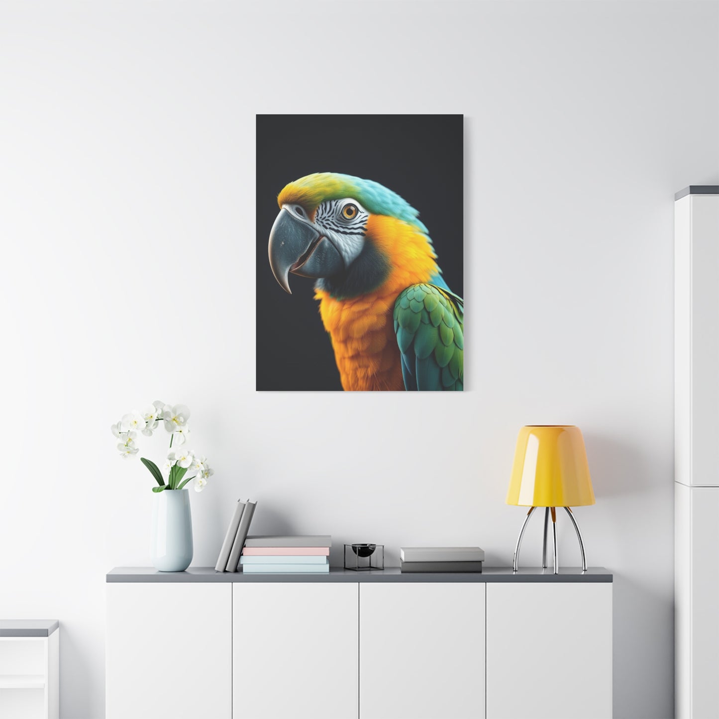 Masterpiece Parrot Art Vision Wall Art & Canvas Print