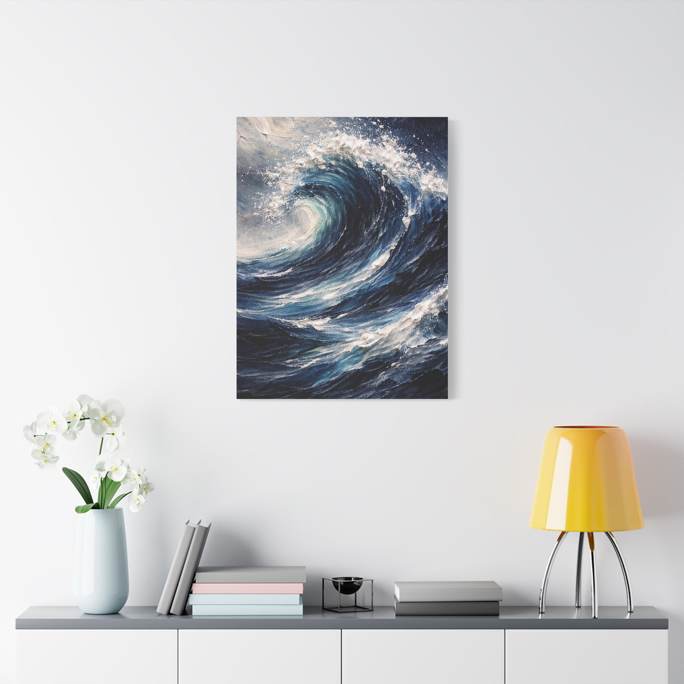 Dynamic Ocean Wave Expression Wall Art & Canvas Print