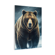 Snowy Landscape Grizzly Bear Wall Art & Canvas Prints