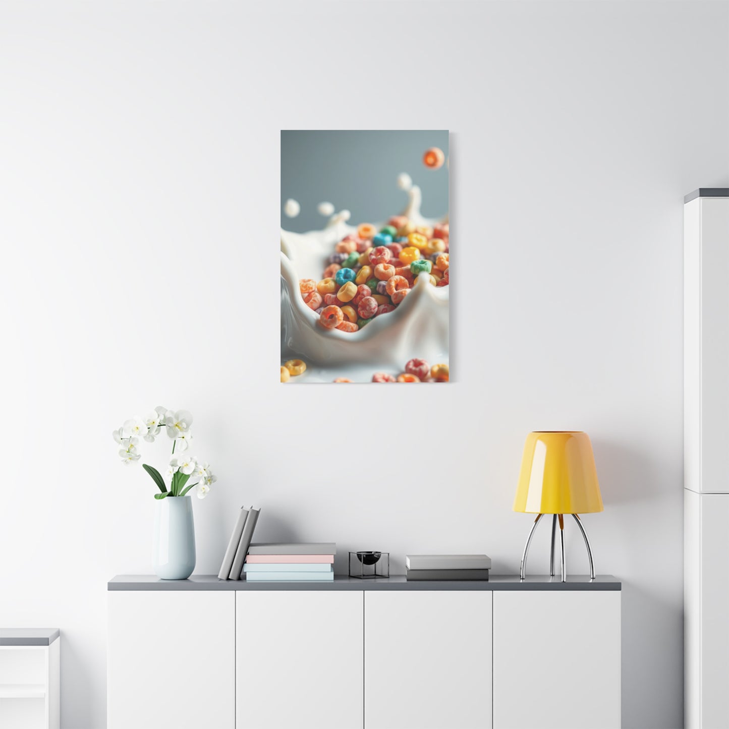 Gourmet Milk Cascade Canvas Wall Art & Canvas Print