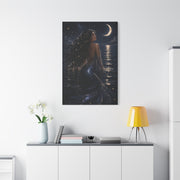 Celestial Moonlight Mermaid Dream Wall Art & Canvas Print