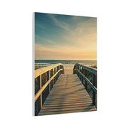 Wooden Boardwalk to the Ocean Horizon Wall Art & Canvas Prints