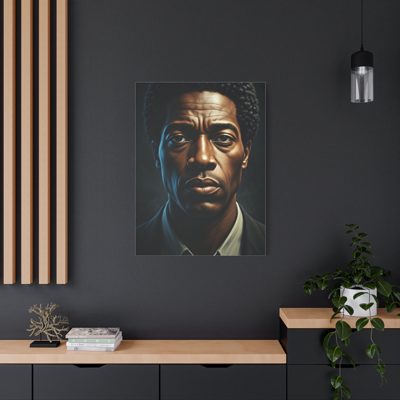 Face of Resolve Wall Art & Canvas Prints