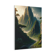 Mystical Mountain Valley Landscape Wall Art & Canvas Prints