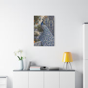 Mediterranean Ceramic Garden Peacock Wall Art & Canvas Print