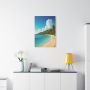 Sunlit Island Shore Retreat Wall Art & Canvas Prints